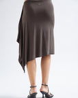 DRAPED SLEEK SKIRT