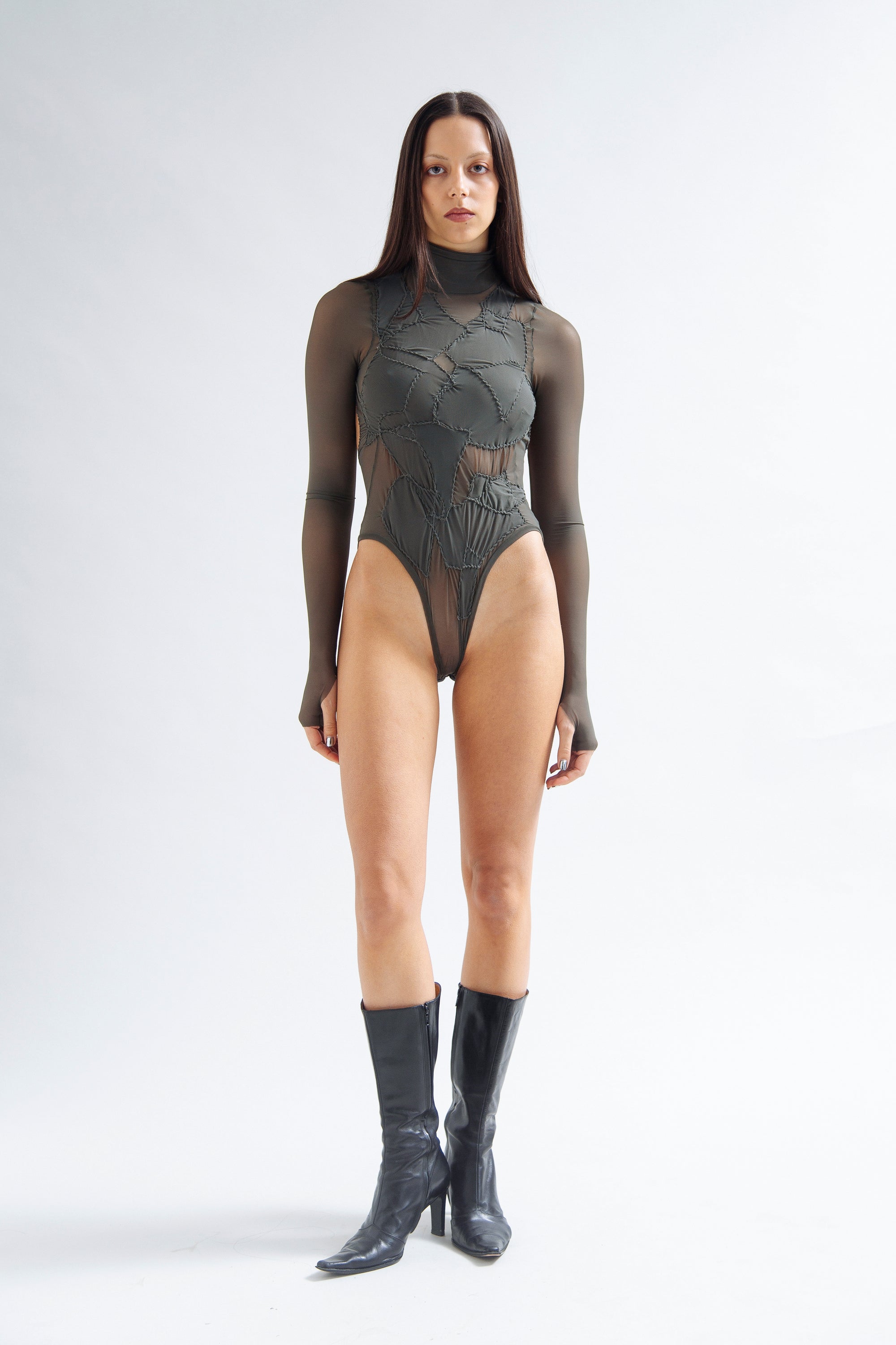 CUT-OUT BODYSUIT
